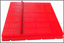 Dewatering Panels With Restricted Flow Bars